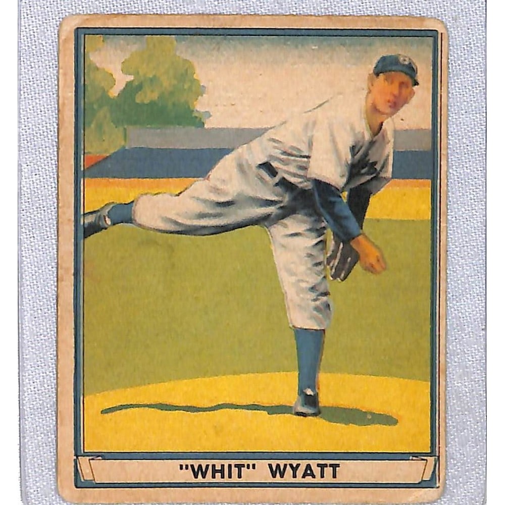 1941 Playball Gum Whit Wyatt: 1941 Playball Gum Whit Wyatt