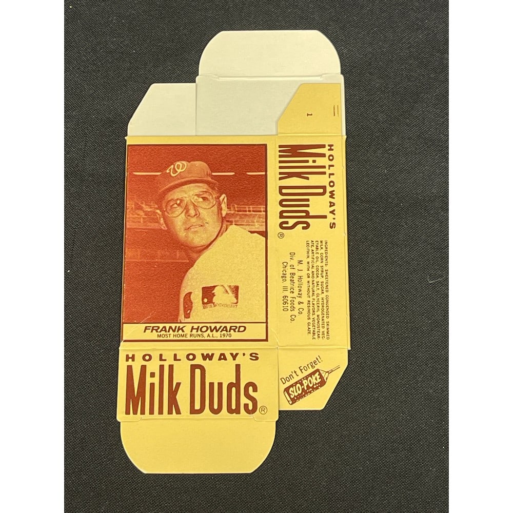 1971 Milk Duds Complete Box Frank Howard (1 of 2)
