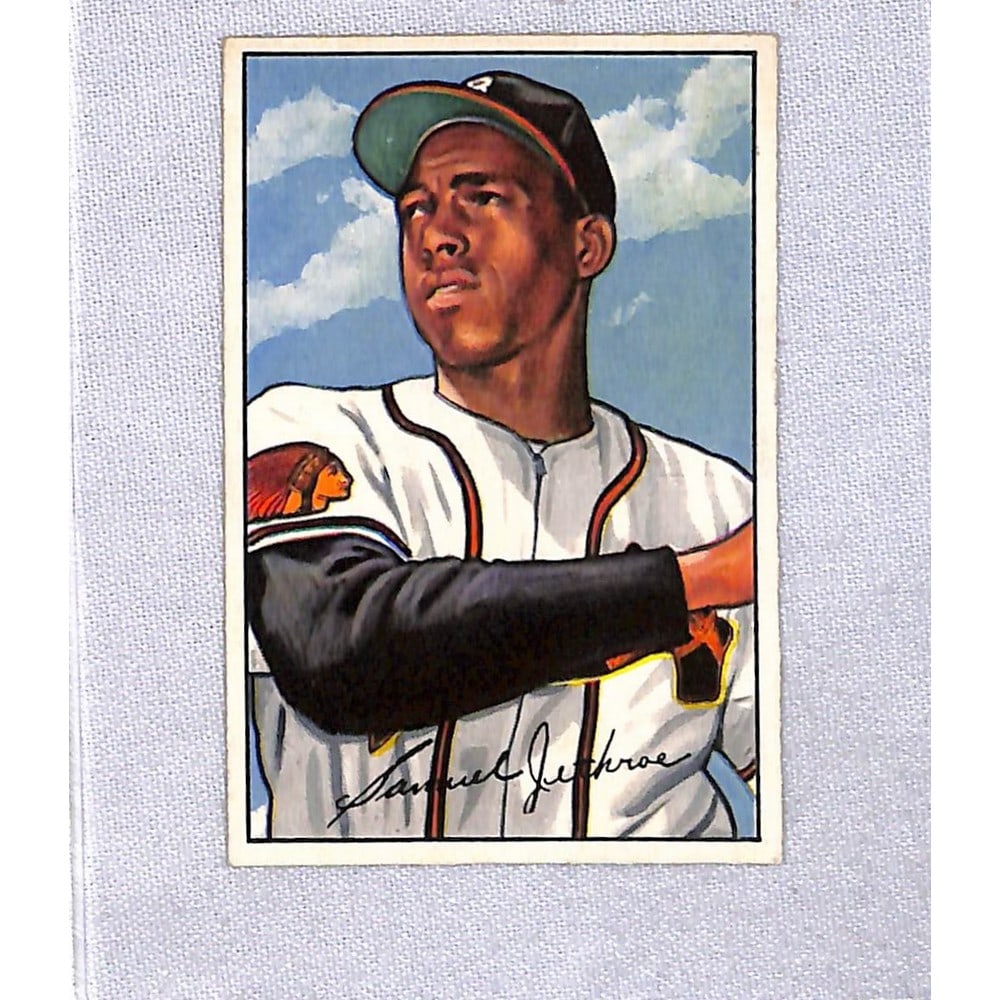 1952 Bowman Sam Jethroe Nice Condition (1 of 2)