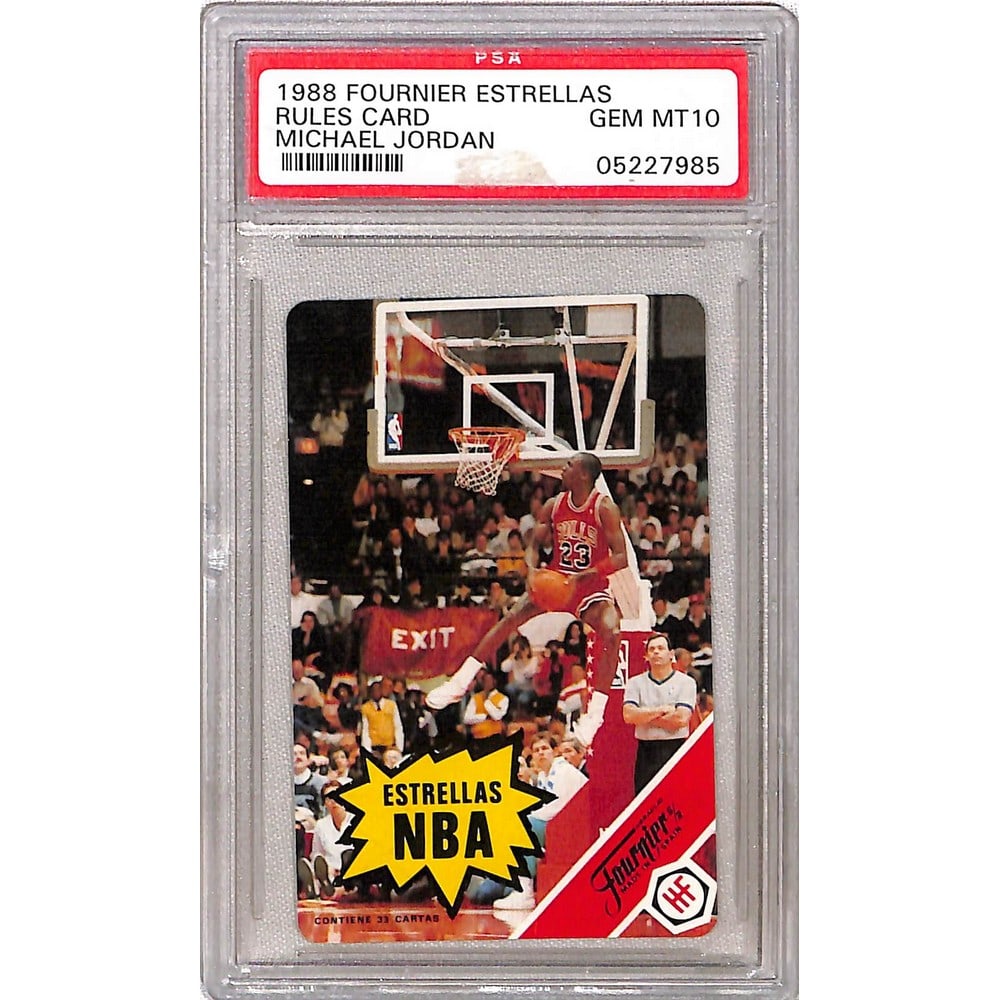 1988 Fournier Estrellas Michael Jordan Psa 10 (1 of 2)