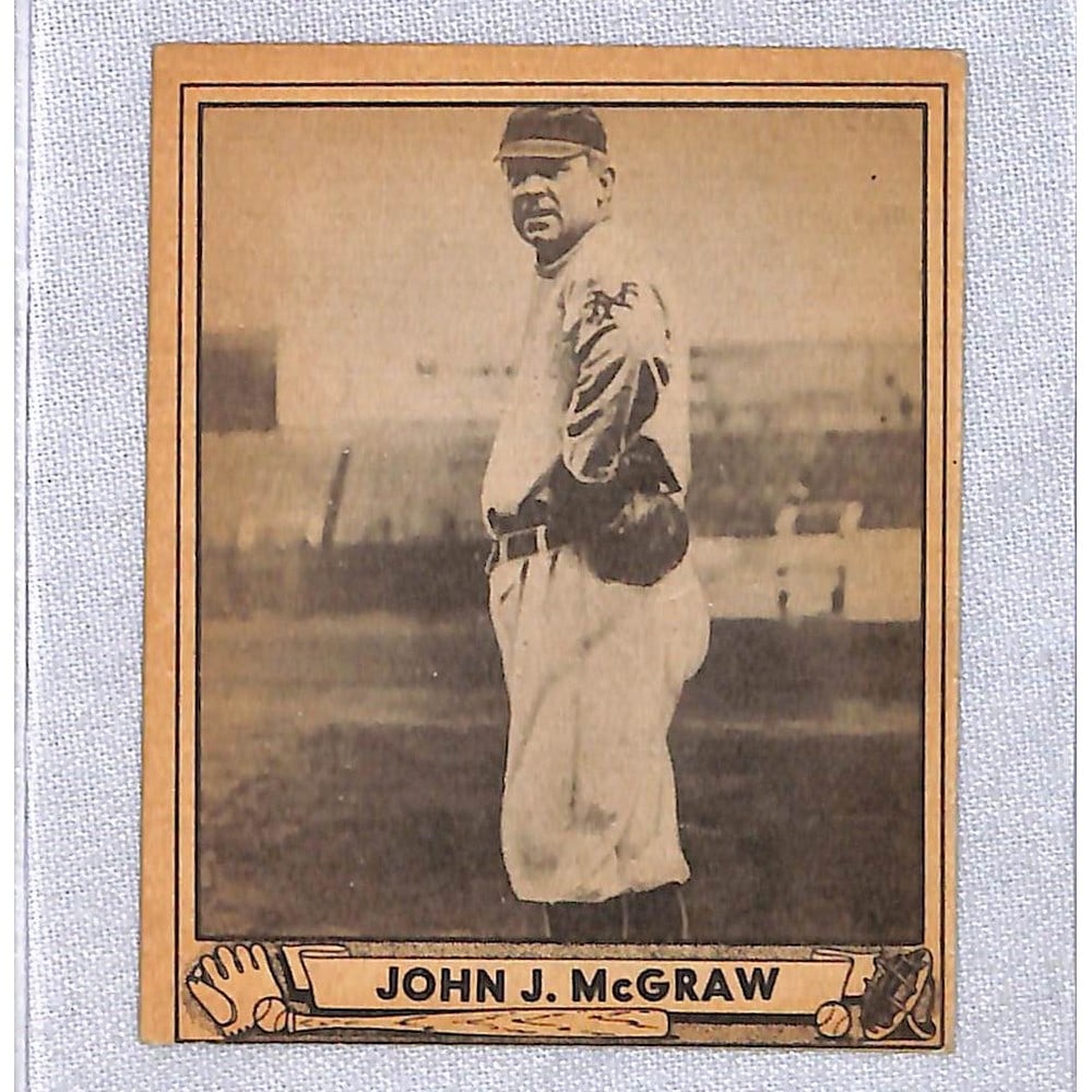 1940 Playball Crease Free John Mcgraw (1 of 2)