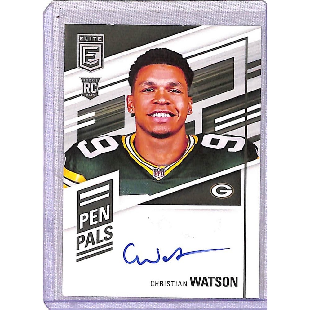 2022 Elite Christian Watson Rookie Auto (1 of 2)