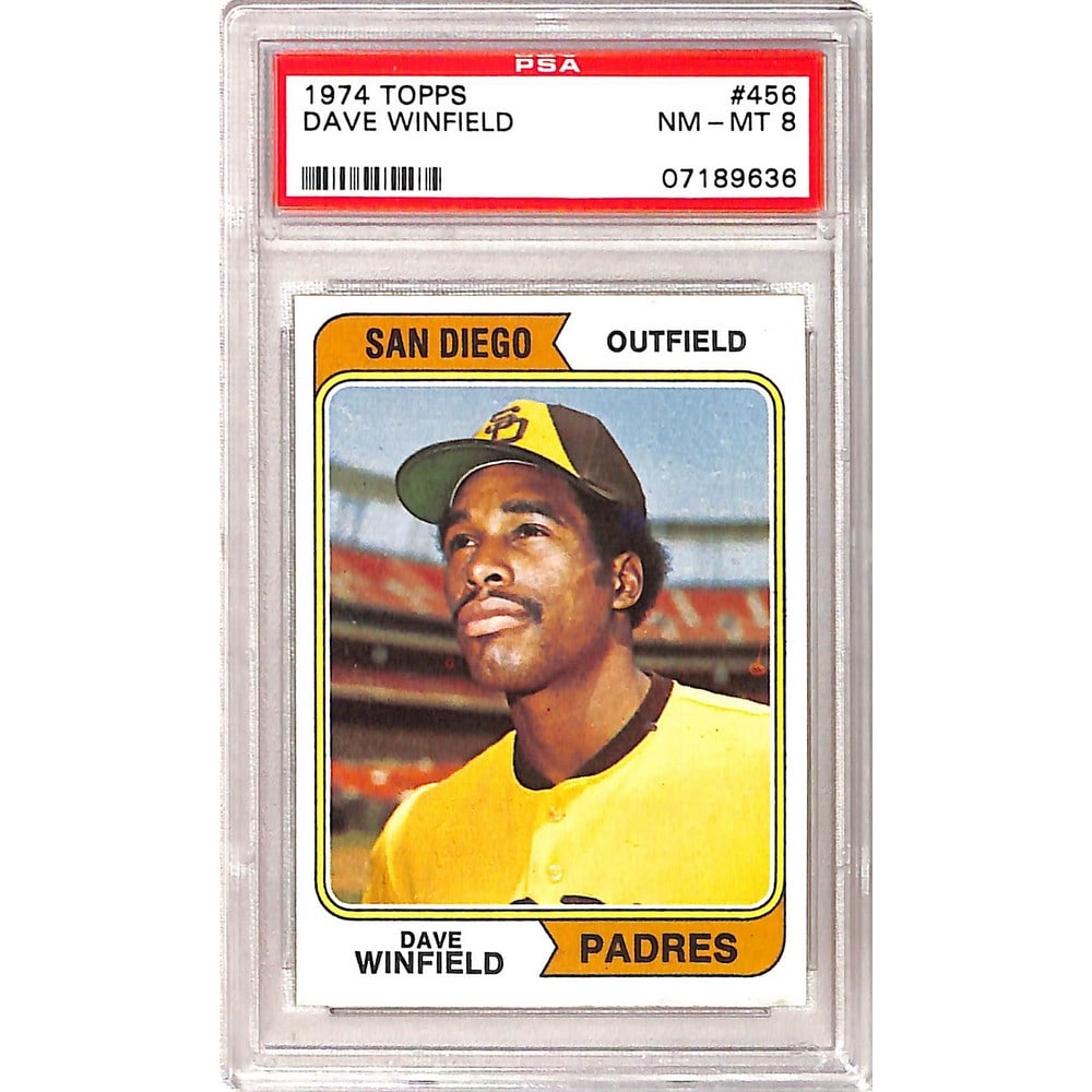 1974 Topps Dave Winfield Rookie Psa 8 (1 of 2)