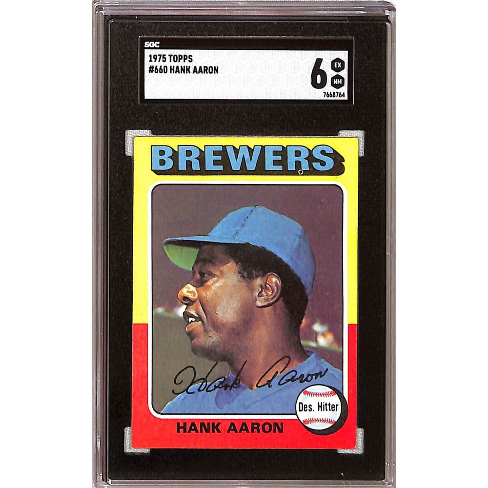 1975 Topps Hank Aaron Sgc 6 (1 of 2)