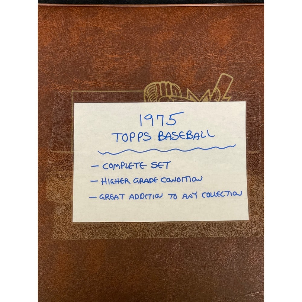 1975 Topps Baseball Complete Set Higher Grade (1 of 6)