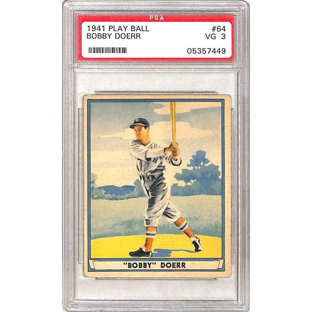 1941 Playball Bobby Doerr Psa 3 (1 of 2)
