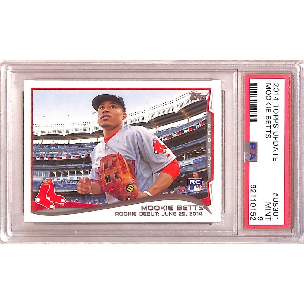 2014 Topps Update Mookie Betts Rc Psa 9 (1 of 2)