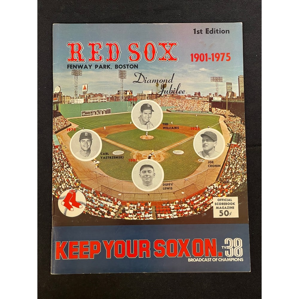 1975 Boston Red Sox Program (1 of 2)