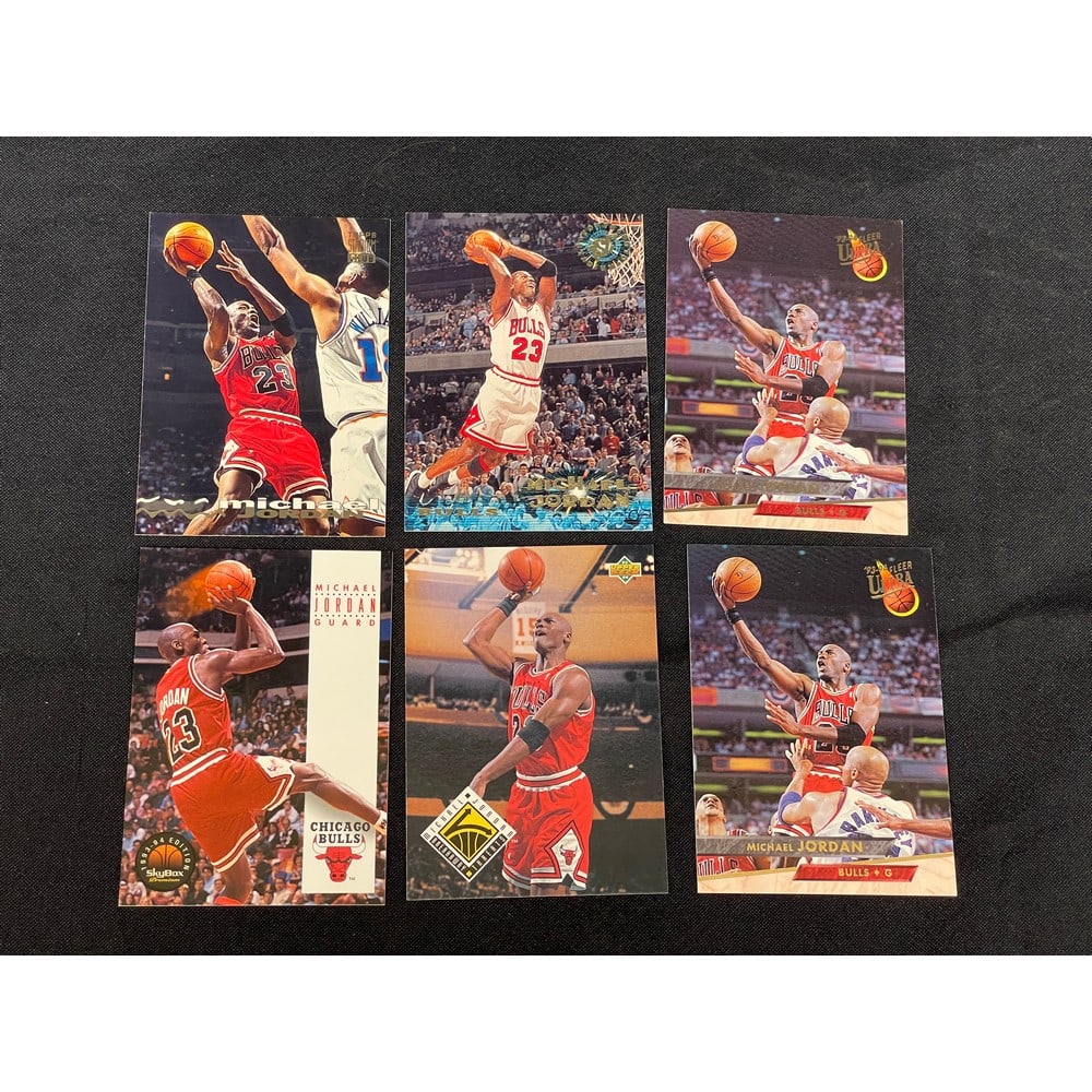 (10) Vintage Michael Jordan Cards: (10) Vintage Michael Jordan Cards