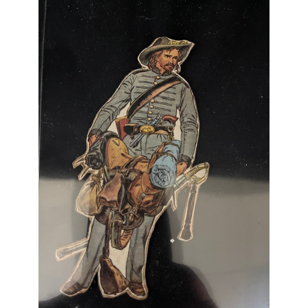Circa 1890 Civil War Soldier Die Cut (1 of 1)