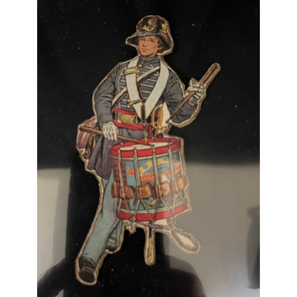 Circa 1890 Civil War Soldier Die Cut (1 of 1)