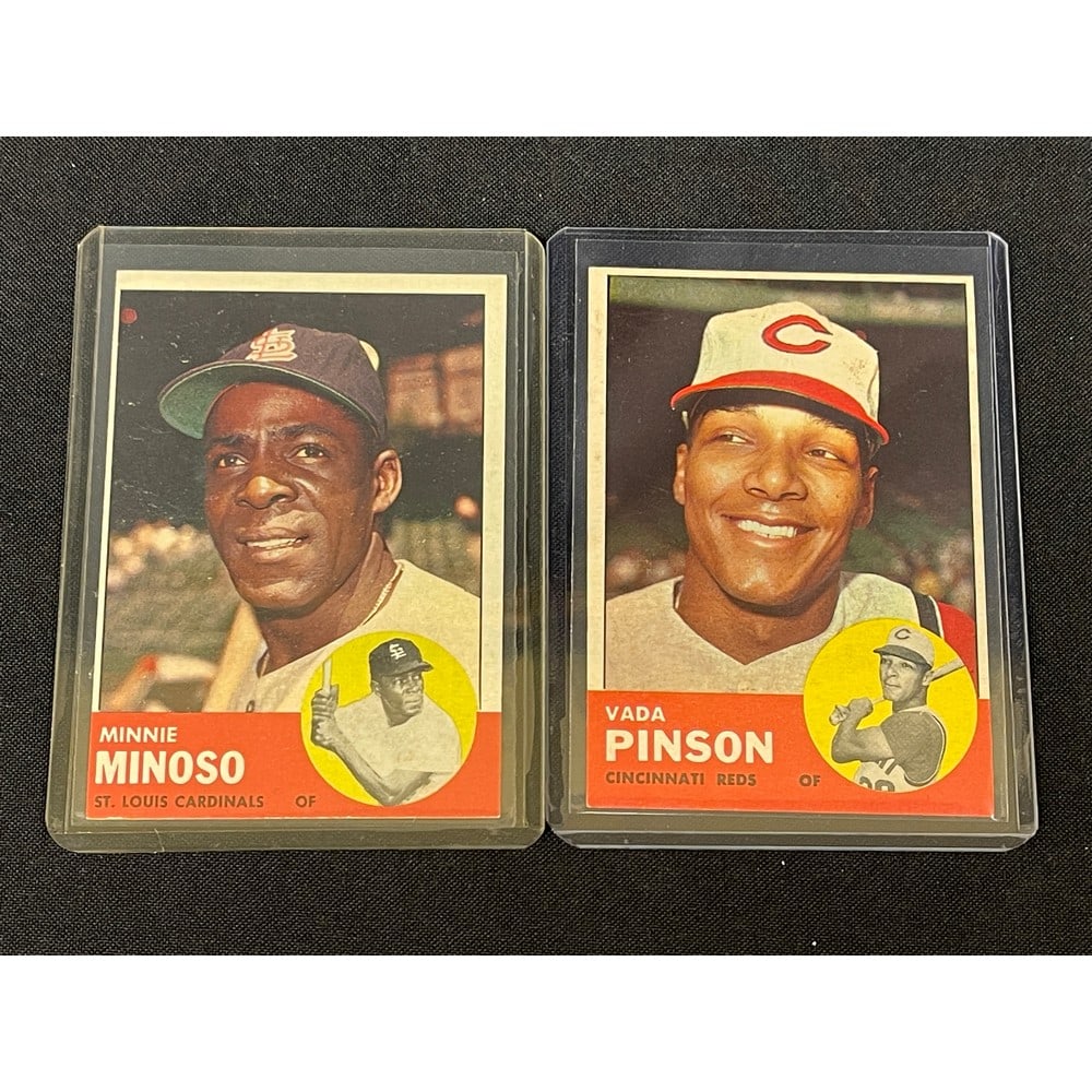 (2) 1963 Topps Baseball Stars/hof (1 of 2)