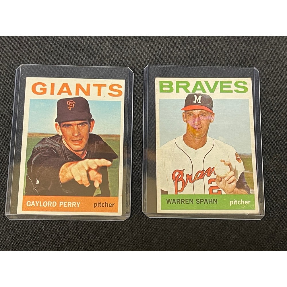 (2) 1964 Topps Baseball Stars/hof (1 of 2)