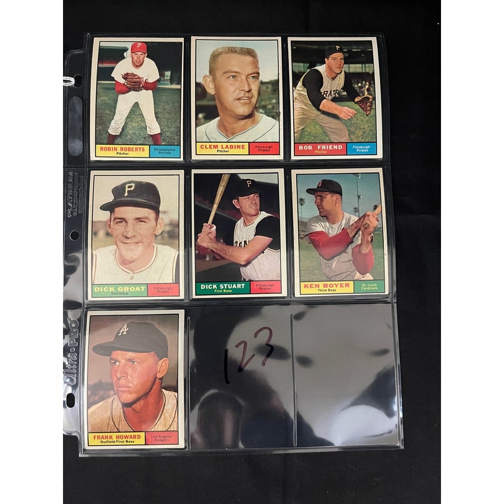 (7)1961 Topps Baseball Stars (1 of 1)