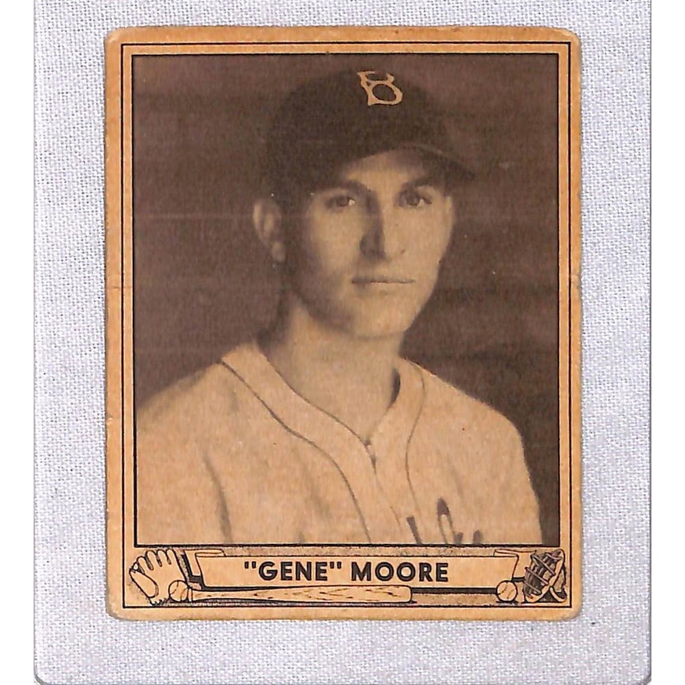 1940 Playball Baseball Gene Moore (1 of 2)