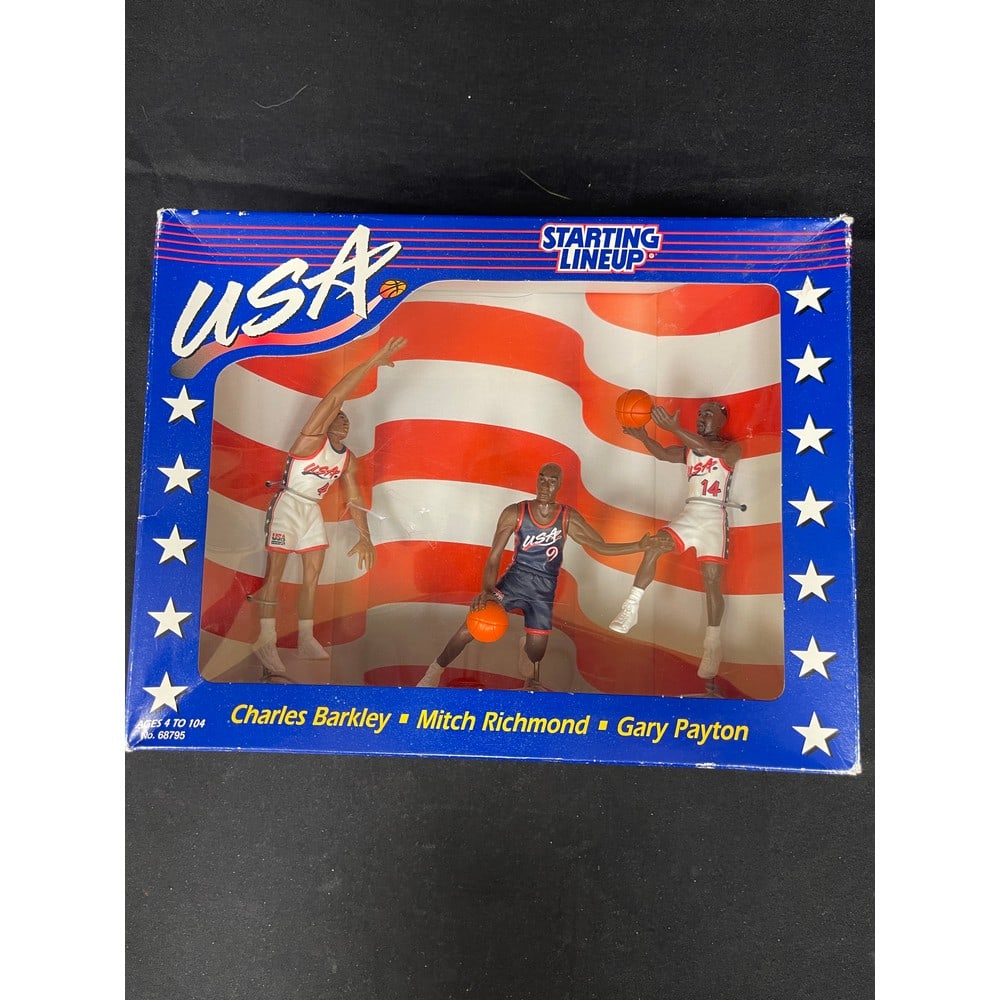 (3) 1996 Factory Sealed Team Usa Starting Lineups (1 of 2)