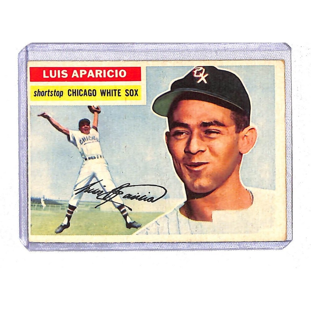 1956 Topps Luis Apararicio Rookie Creased (1 of 2)