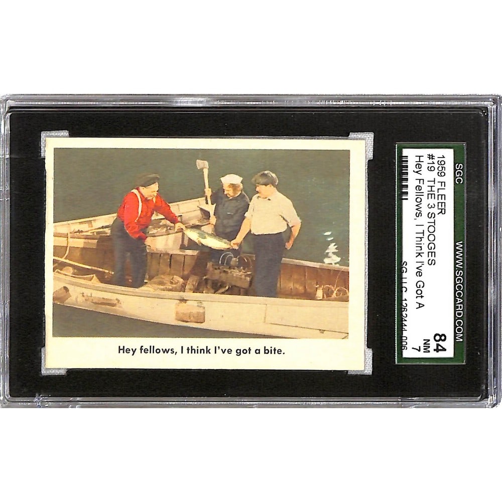 1959 Fleer Three Stooges #19 Sgc 7 Near Mint (1 of 2)