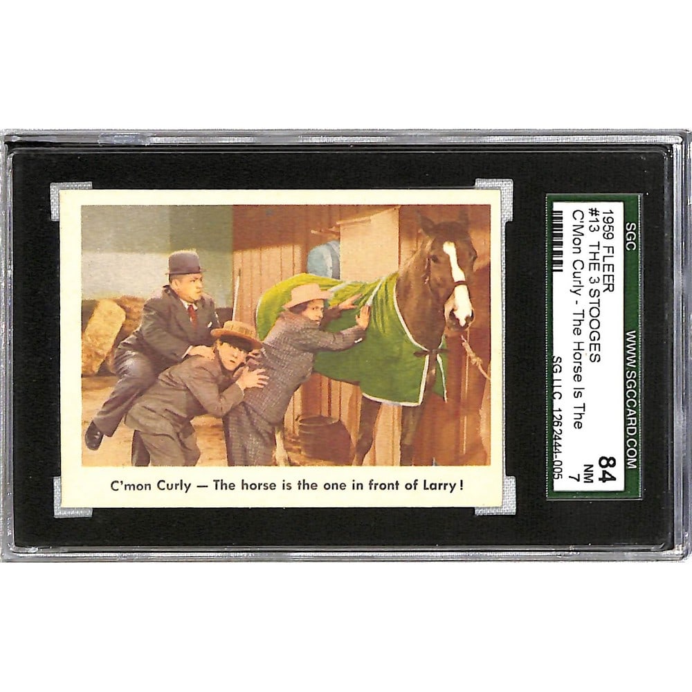 1959 Fleer Three Stooges #13 Sgc 7 Near Mint (1 of 2)