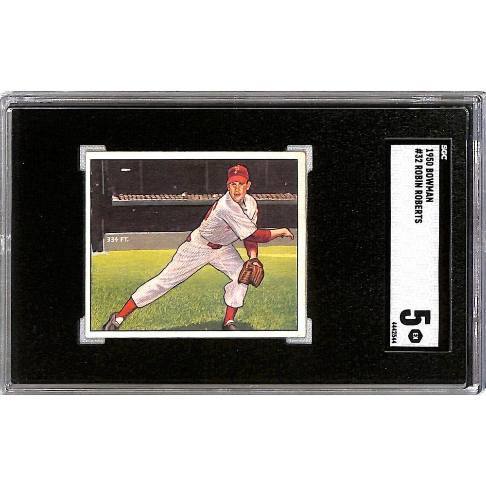 1950 Bowman Robin Roberts Sgc 5 (1 of 2)