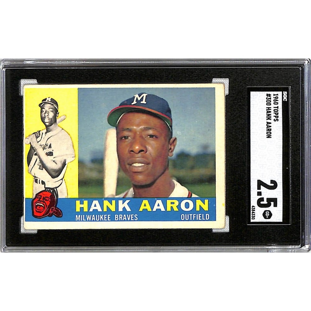 1960 Topps Hank Aaron Sgc 2.5 (1 of 2)