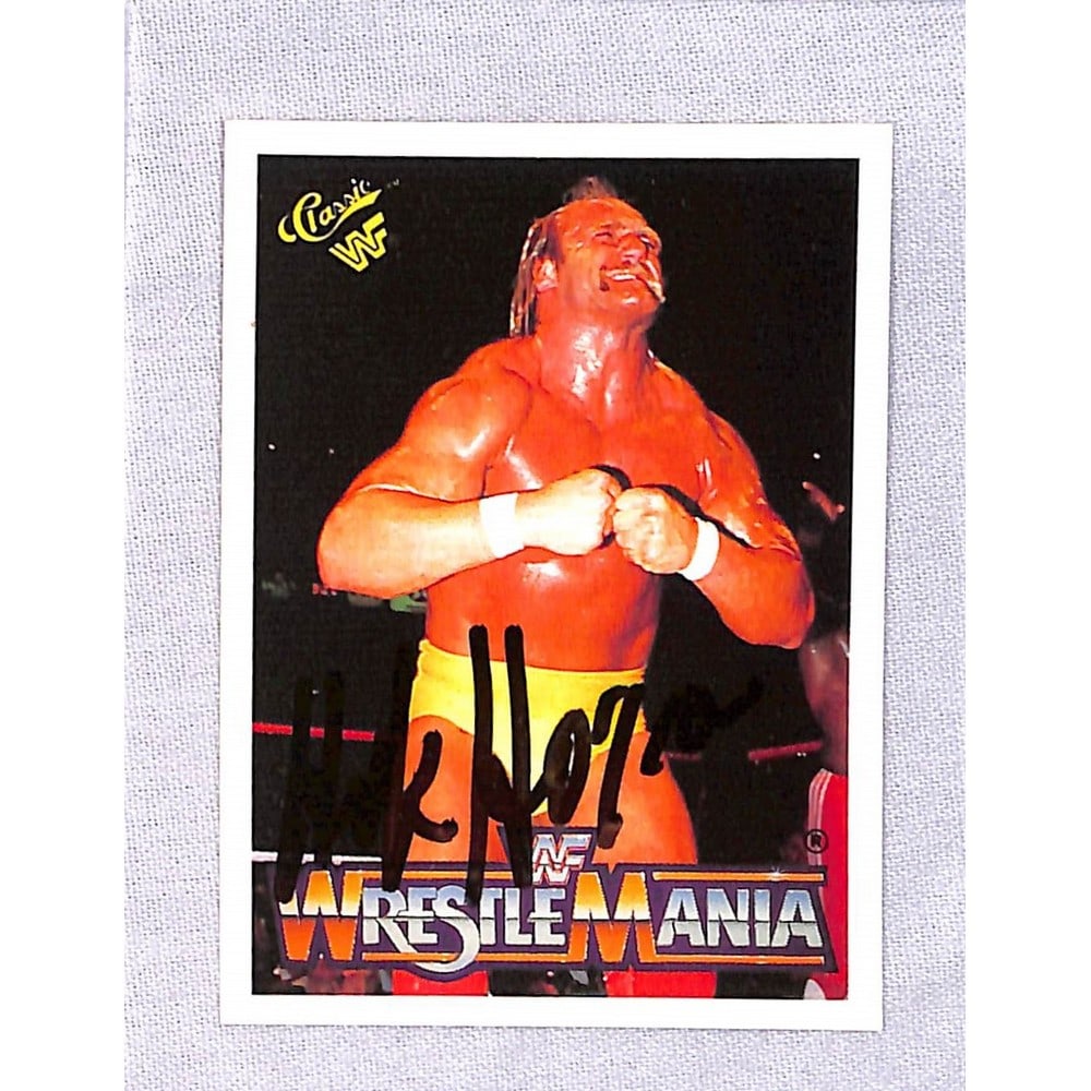 1990 Classic Hulk Hogan Signed Card No Coa (1 of 2)