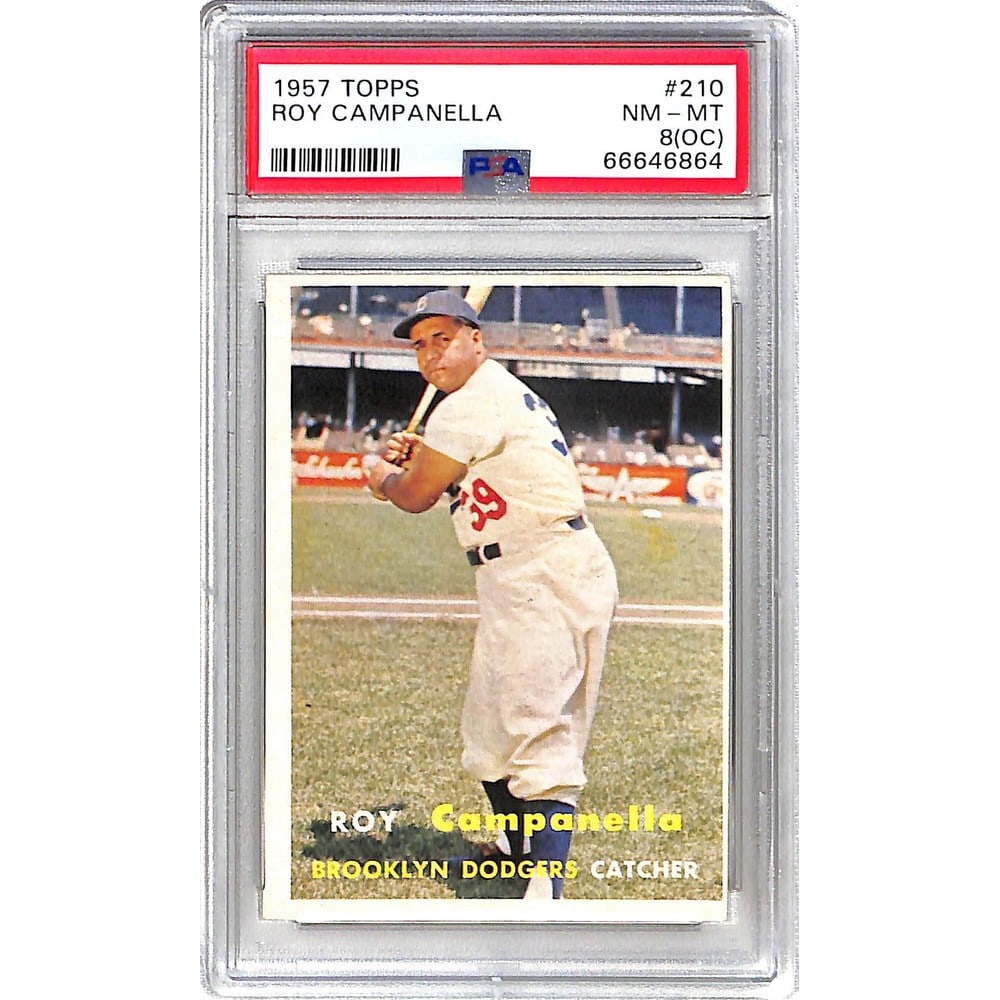 1957 Topps Roy Campanella Psa 8 Oc (1 of 2)