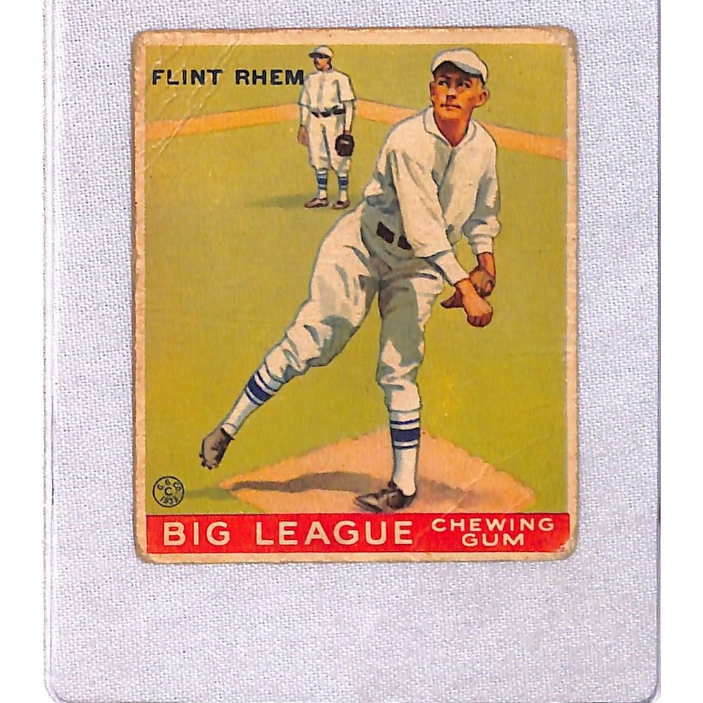 1933 Goudey Baseball Flint Rhem: 1933 Goudey Baseball Flint Rhem