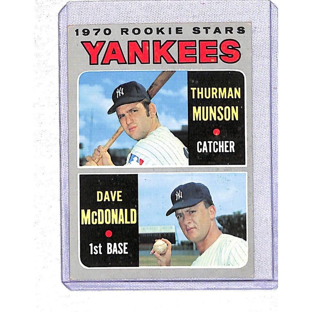 1970 Topps Thurman Munson Rookie High Grade (1 of 2)