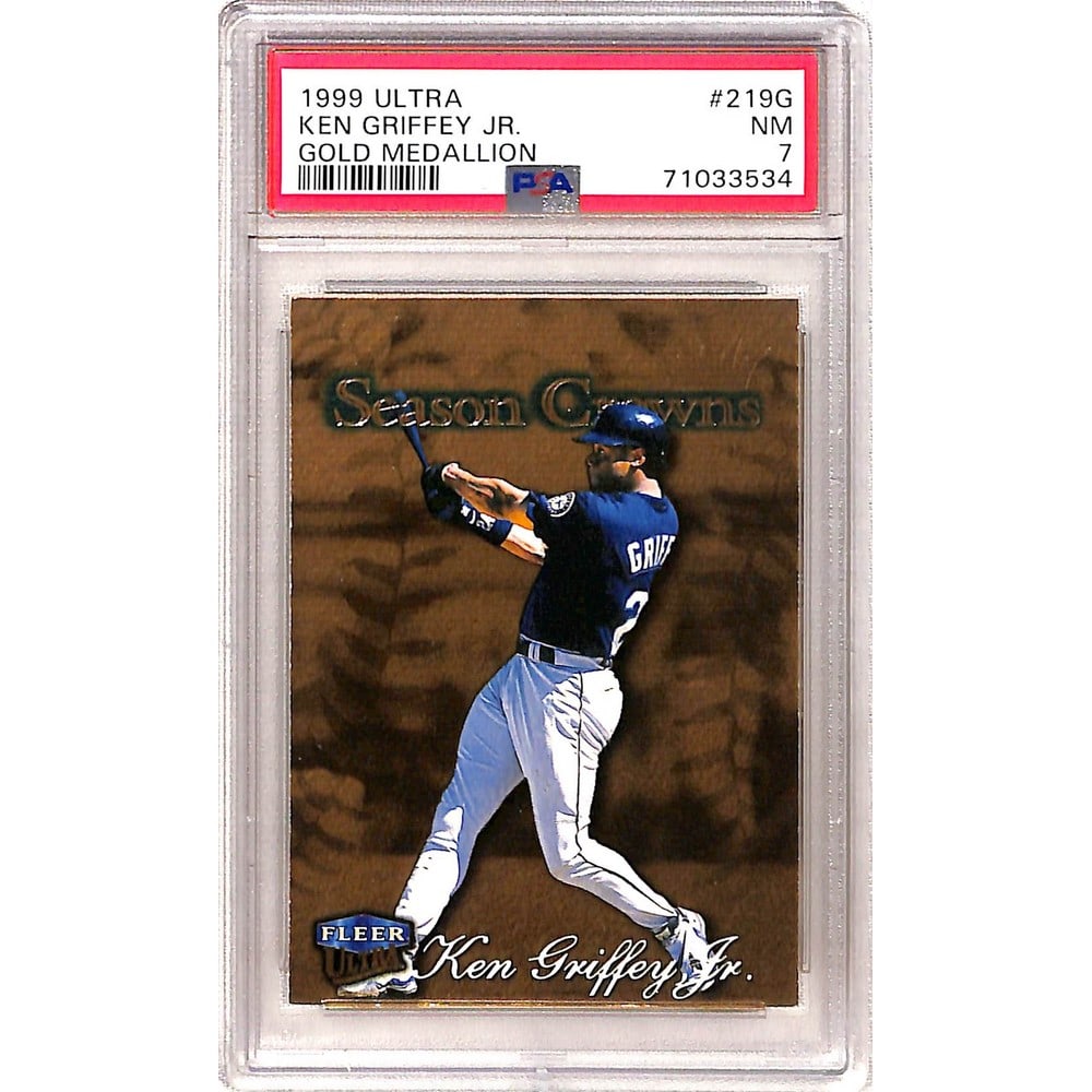 1999 Ultra Gold Medallion Ken Griffey Jr. Psa 7: 1999 Ultra Gold Medallion Ken Griffey Jr. Psa 7