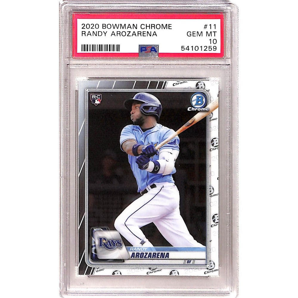 2020 Bowman Chrome Randy Arozarena Rc Psa 10 (1 of 2)