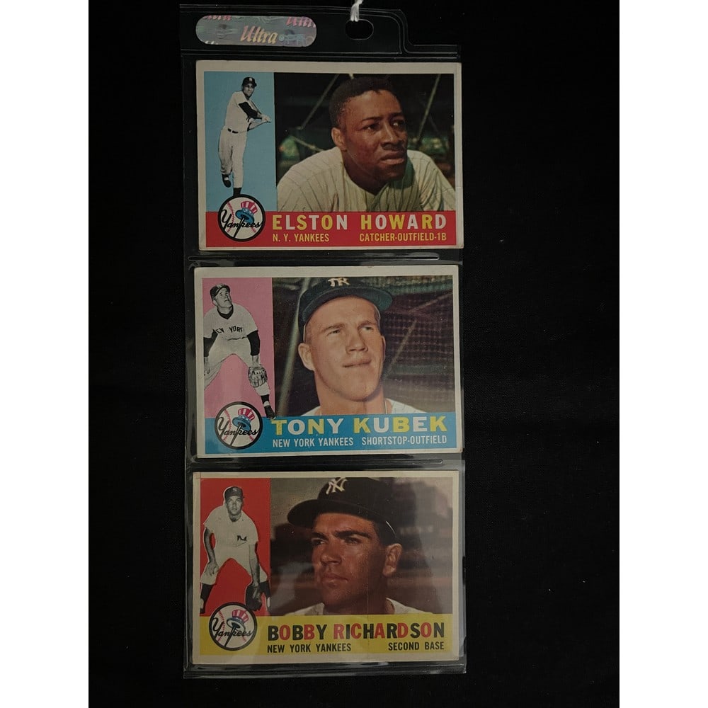 (3) 1960 Topps Baseball Yankees Stars (1 of 2)