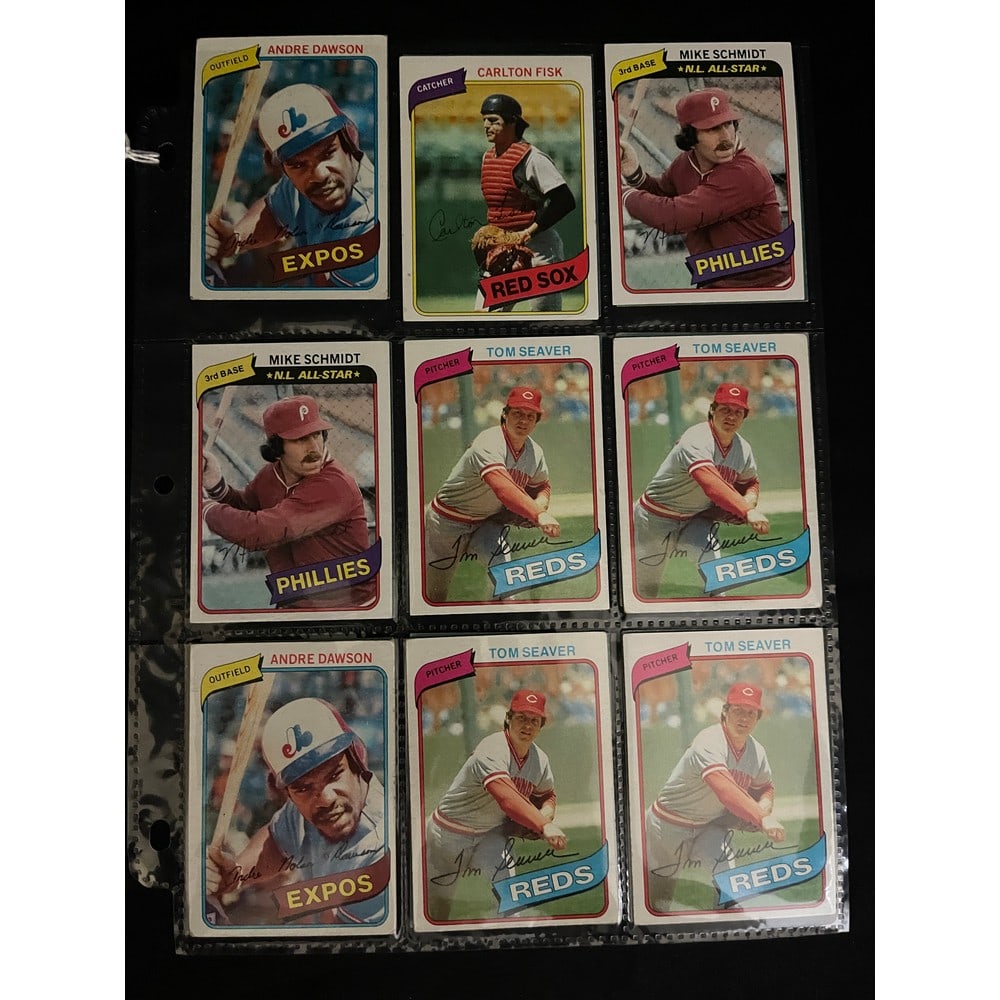 (18) 1980 Topps Baseball Stars/hof (1 of 2)
