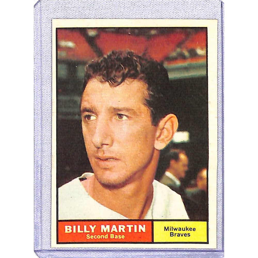 1961 Topps Billy Martin Nice Condition (1 of 2)