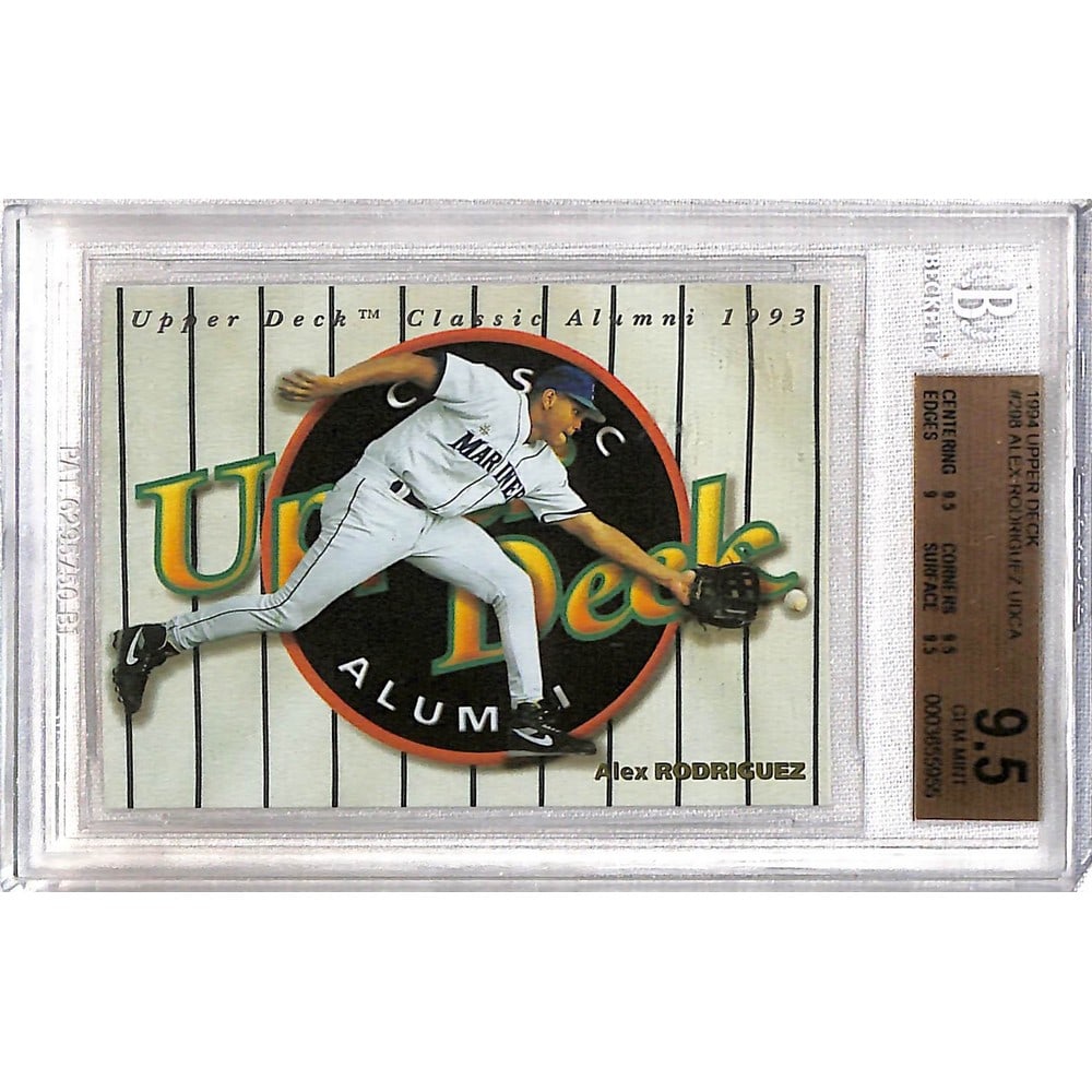 1994 Upper Deck Alex Rodriguez Rookie Bgs 9.5 (1 of 2)