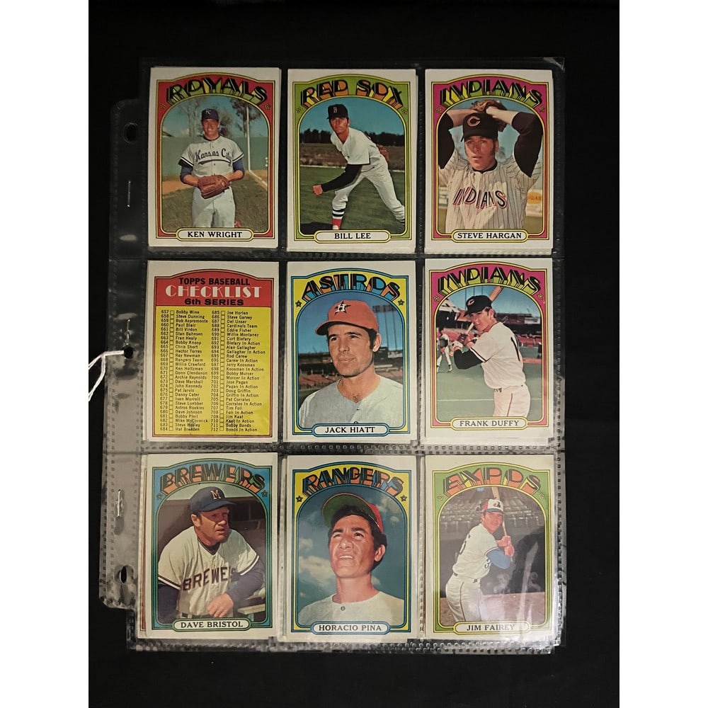 (18) 1972 Topps Baseball Semi Hi Number Cards (1 of 4)
