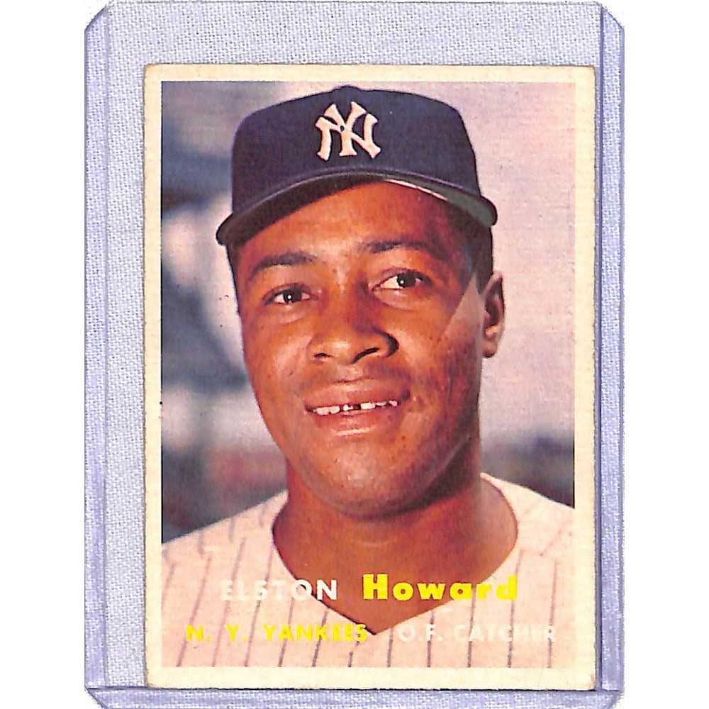 1957 Topps Elston Howard Nice Shape (1 of 2)