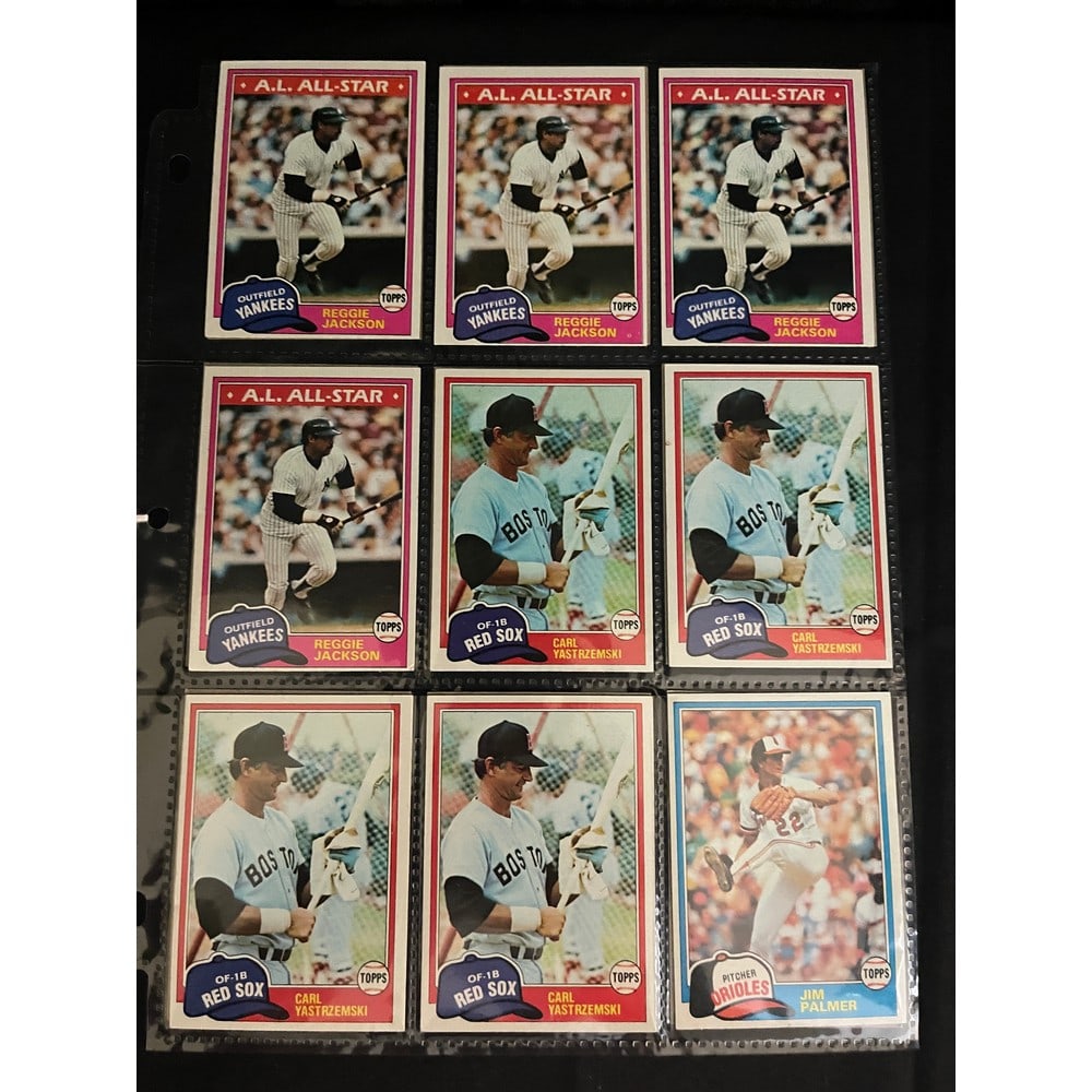 (18) 1981 Topps Baseball Hof Cards Nice Shape (1 of 2)