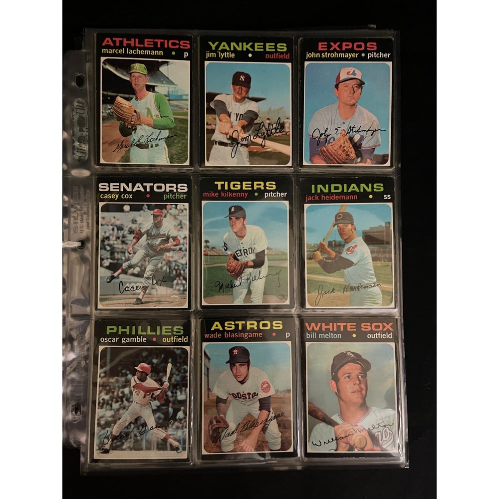 (90) 1971 Topps Baseball Cards Nice Condition (1 of 5)