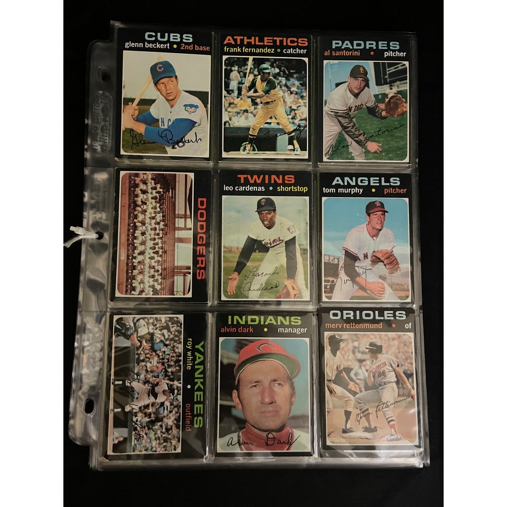 (90) 1971 Topps Baseball Cards Nice Condition (1 of 5)