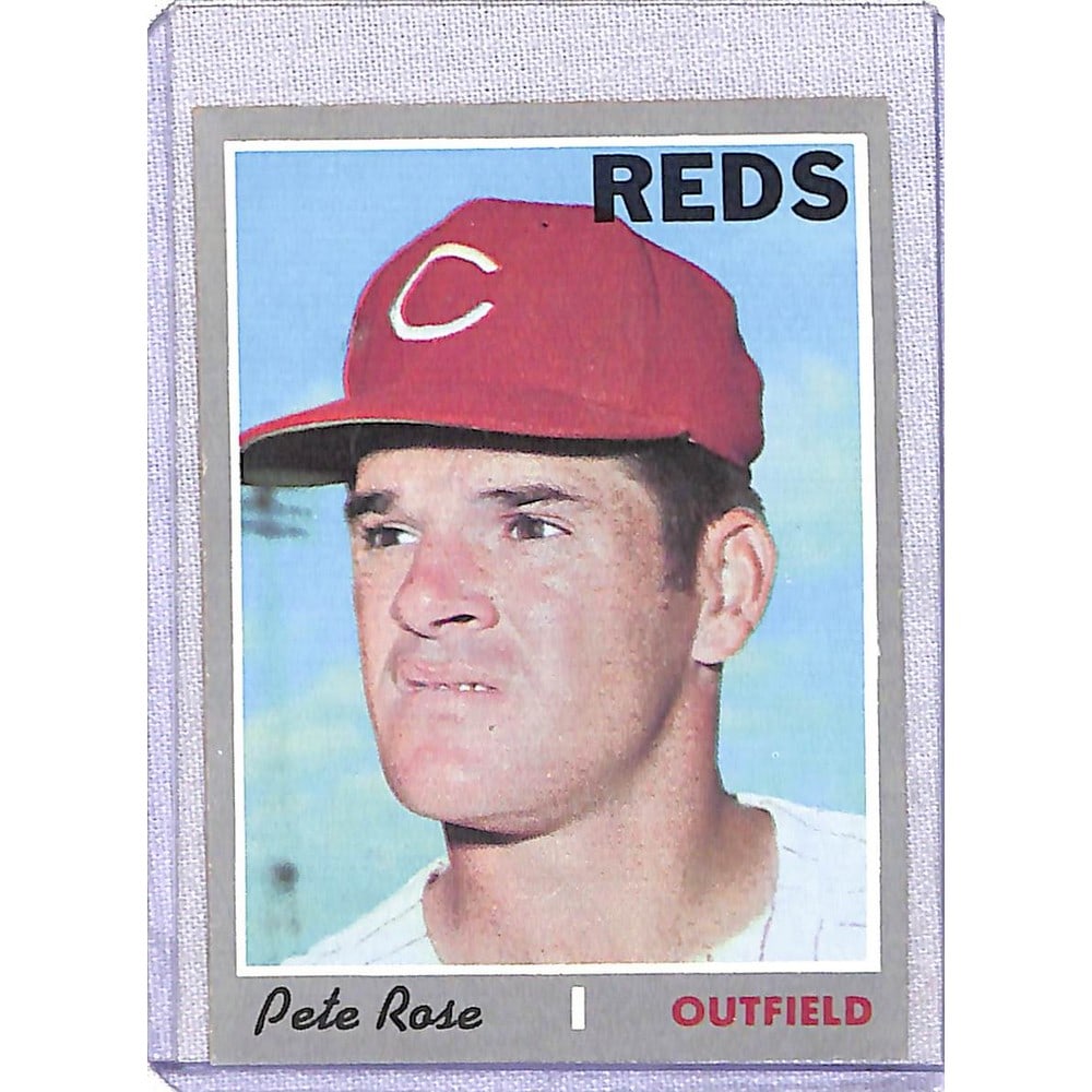 High Grade 1970 Topps Pete Rose Card (1 of 2)