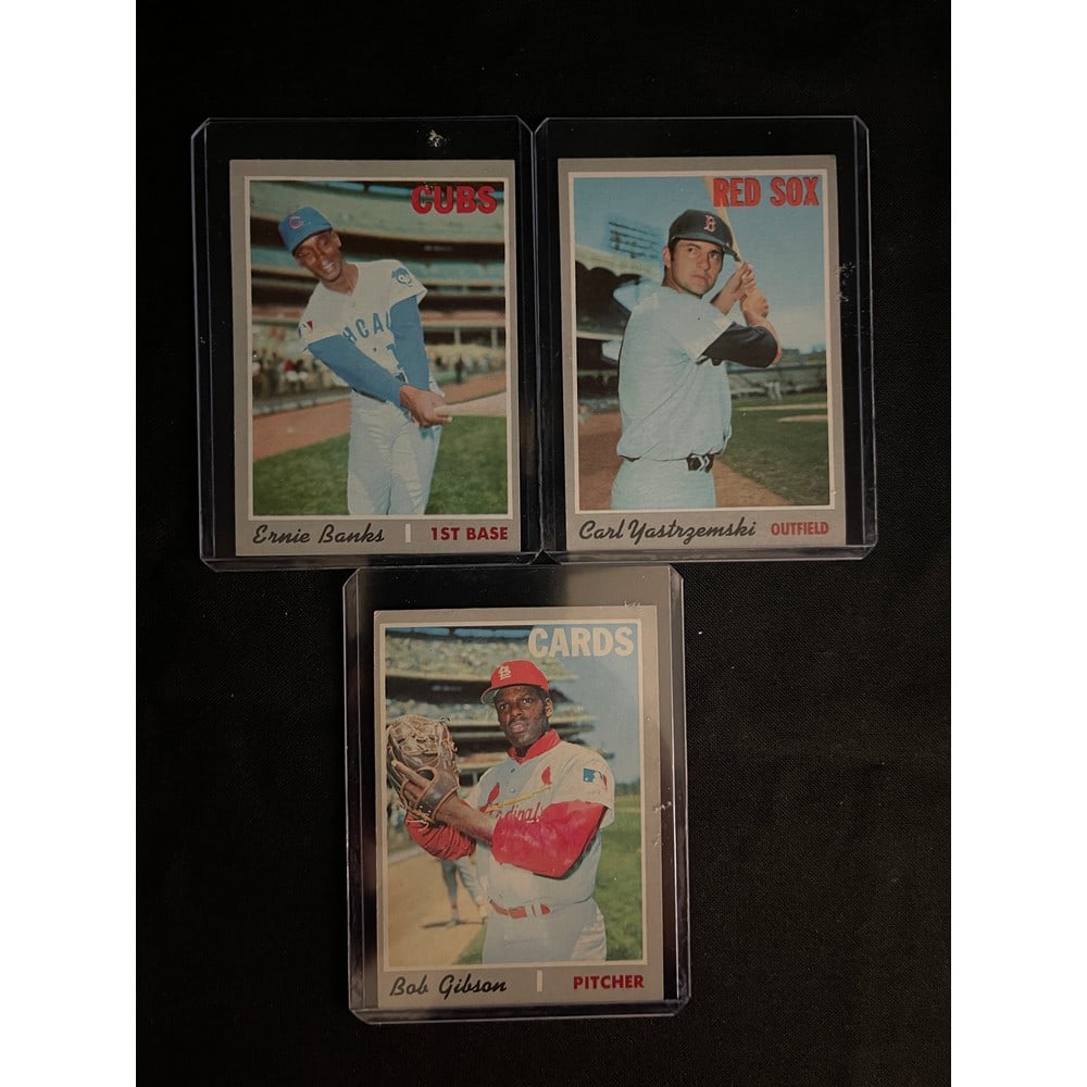 (3) High Grade 1970 Topps Baseball Stars/hof (1 of 2)