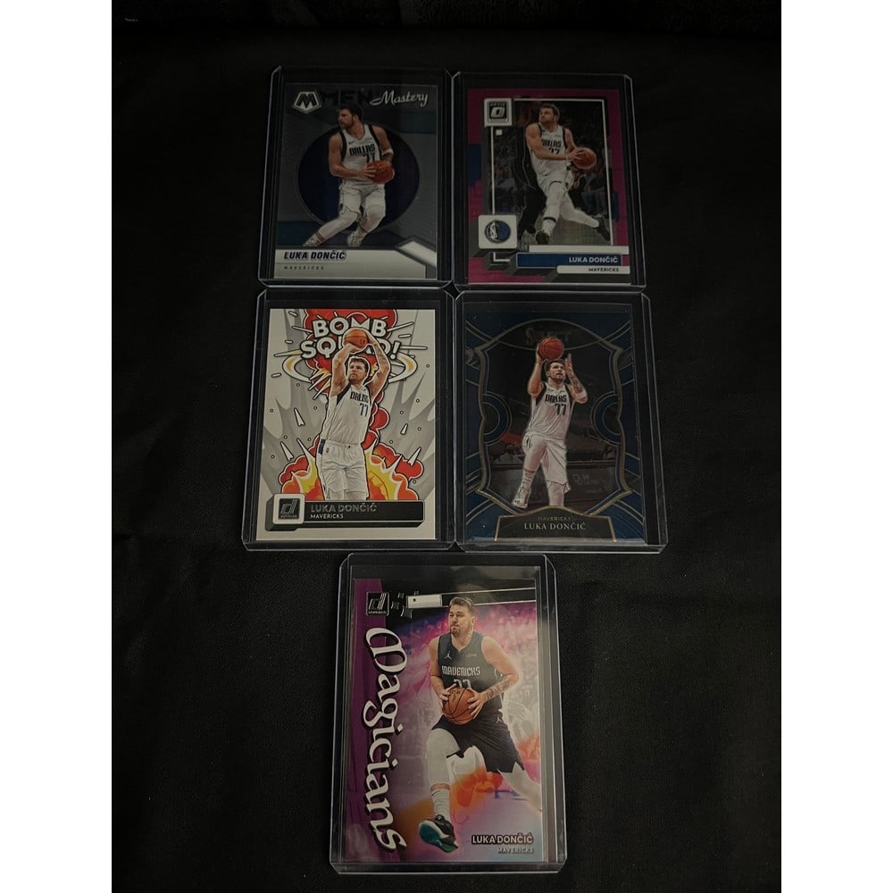 (5) Luka Doncic Cards With Inserts (1 of 2)