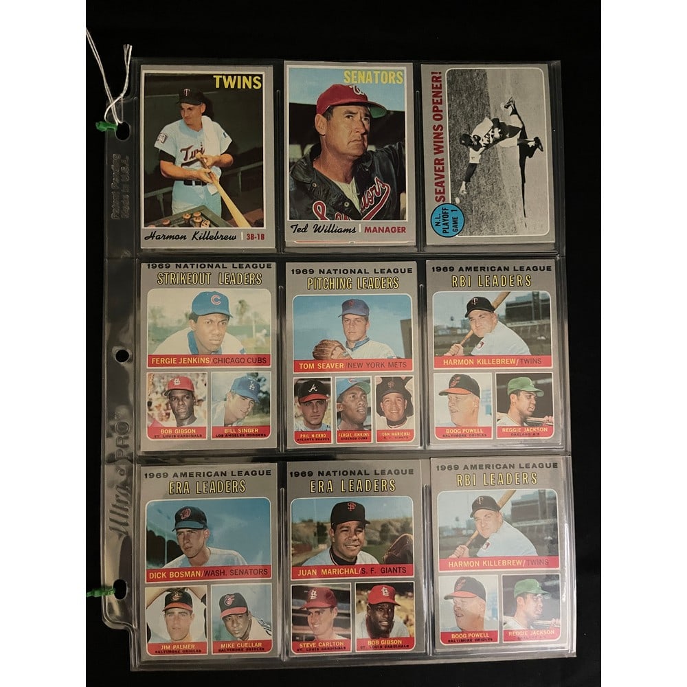 (18) 1970 Topps Baseball Stars/hof (1 of 4)