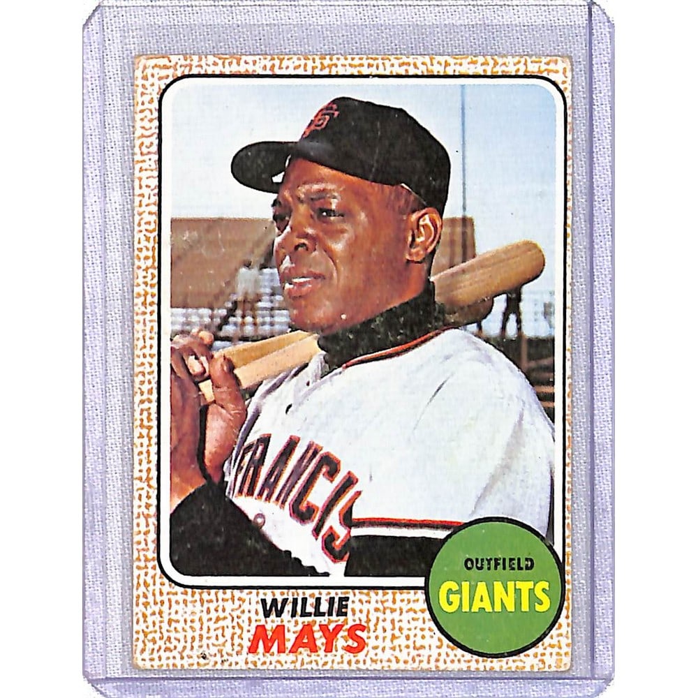 1968 Topps Willie Mays Lower Grade (1 of 2)