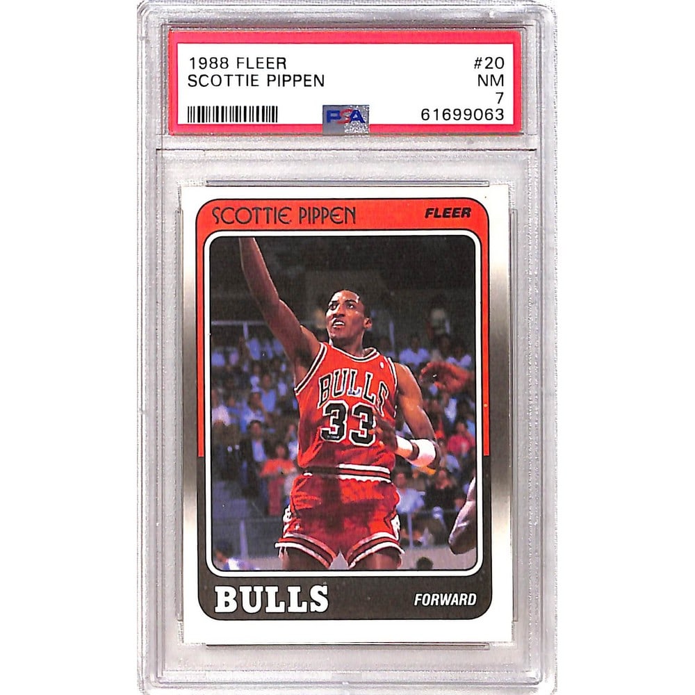 1988 Fleer Scottie Pippen Rookie Psa 7 (1 of 2)