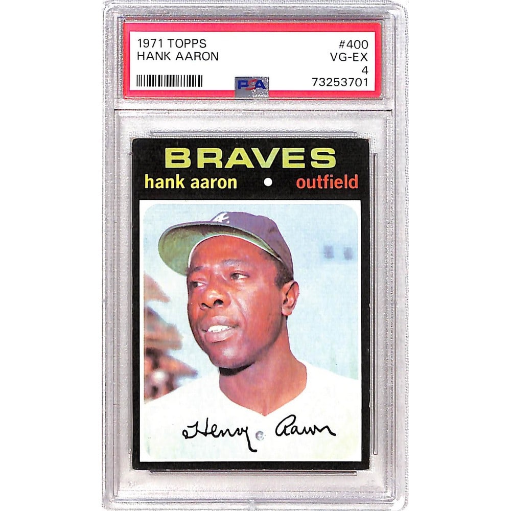 1971 Topps Hank Aaron Psa 4 (1 of 2)
