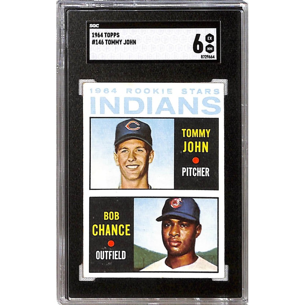 1964 Topps Tommy John Rookie Sgc 6 (1 of 2)