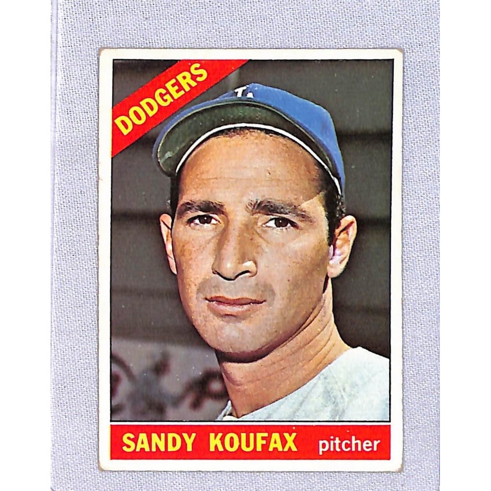 1966 Topps Sandy Koufax Ex (1 of 2)