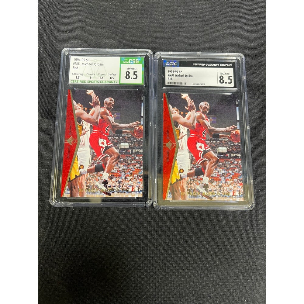 (2) 1994-95 Sp Csg Graded Michael Jordan Cards (1 of 2)